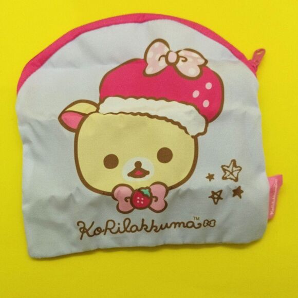 korilakkuma flat pouch with zipper - Picture 4 of 6